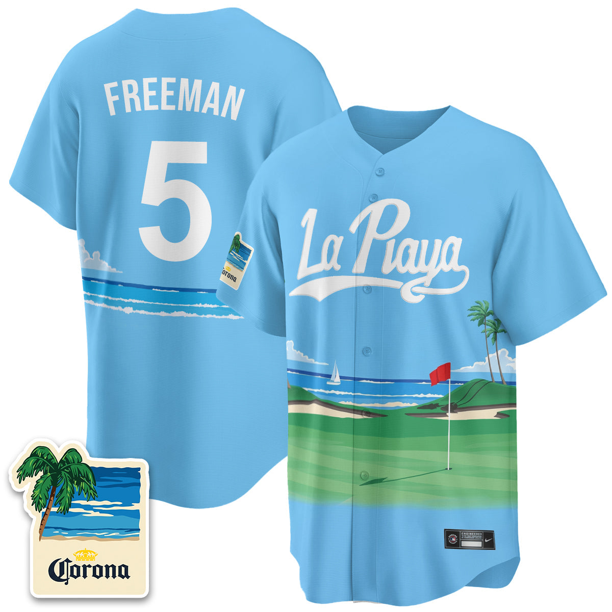 LAD Beach Connect "La Playa" Edition Vapor Jersey- Patch Stitched