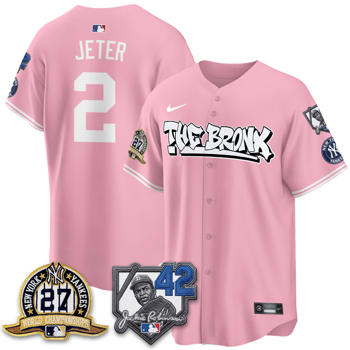 NYY The Bronx 2026 Jackie Robinson Day Vapor Limited Jersey - Stitched
