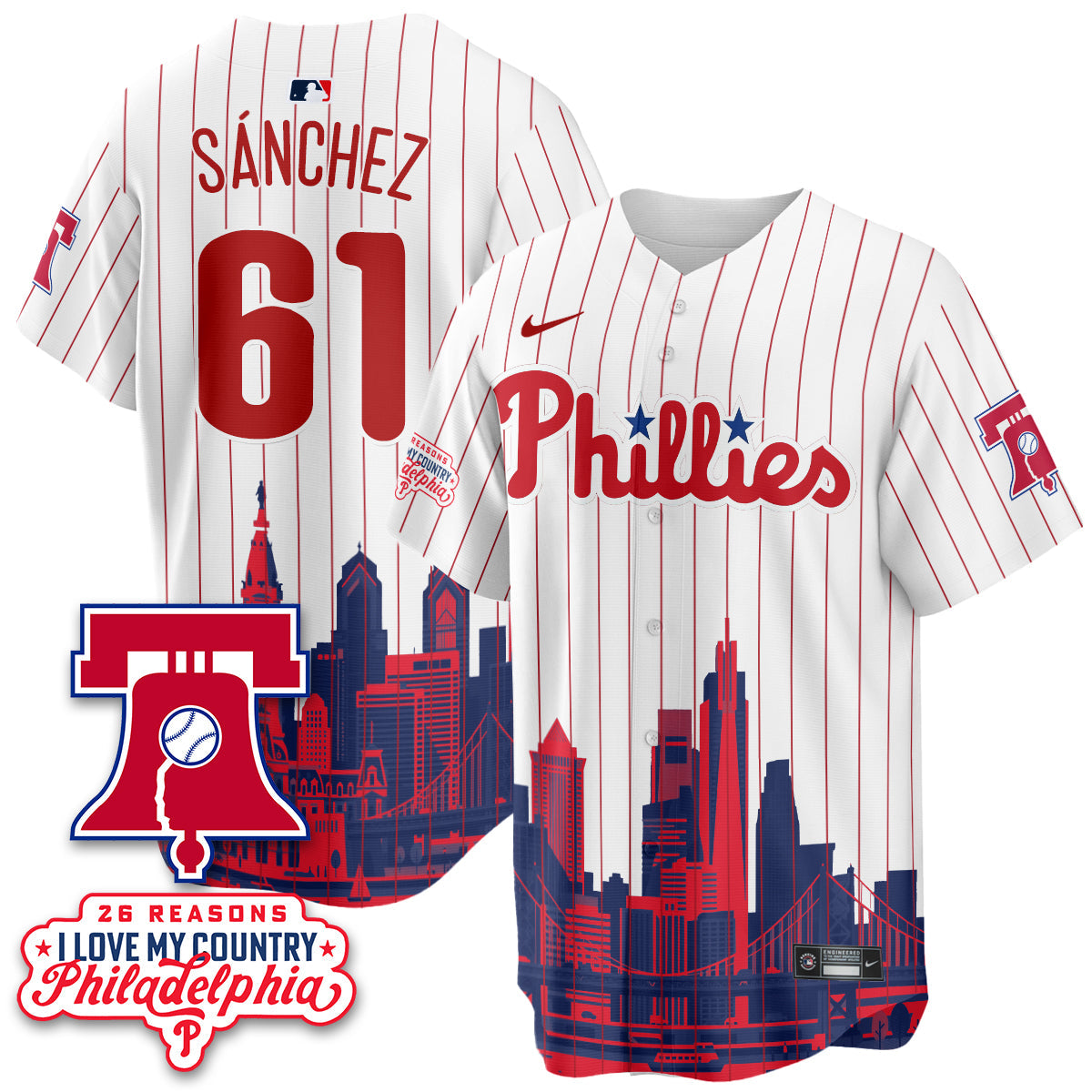 PHI "26 Reasons I Love My Country" Edition Vapor Jersey - Stitched
