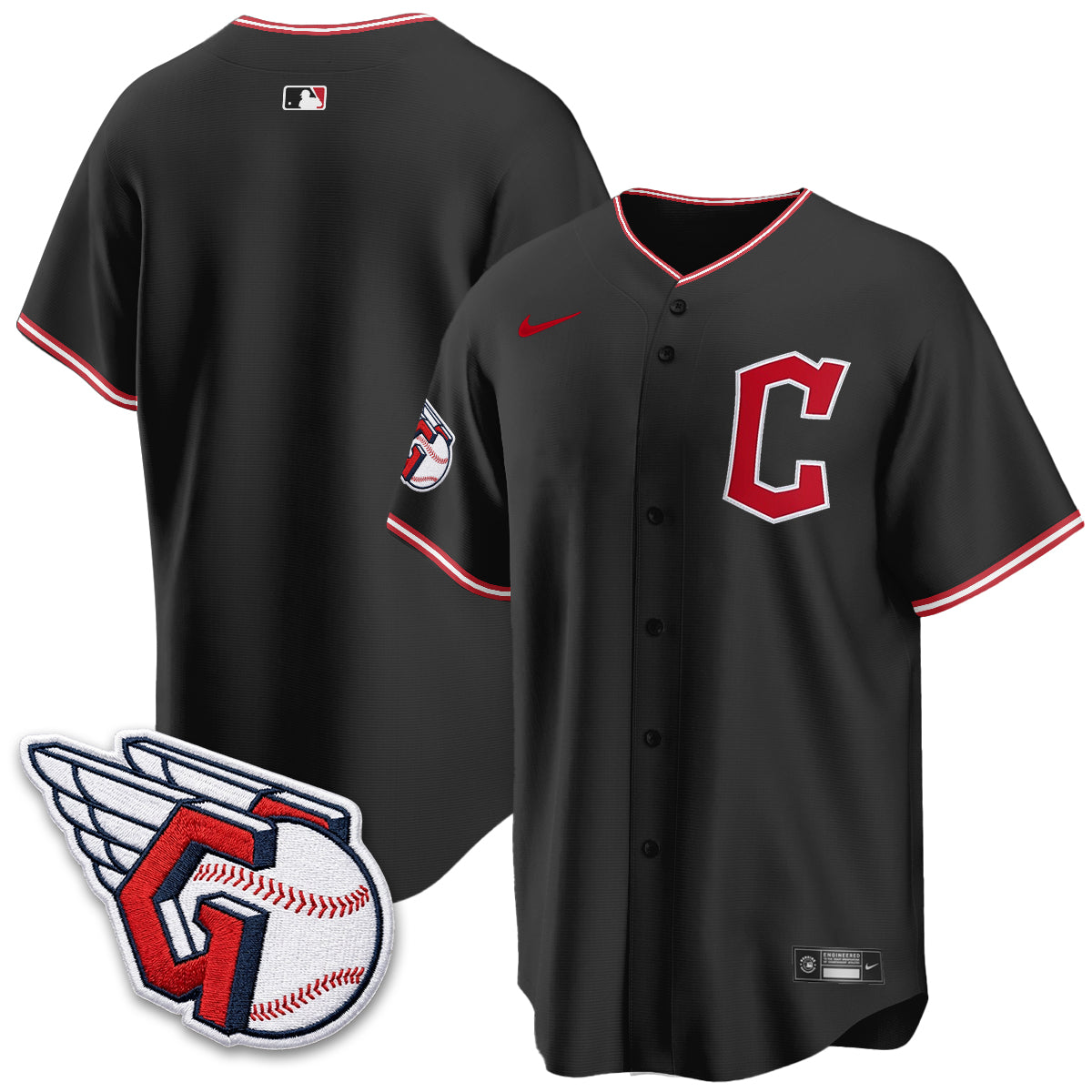 CLE 2026 Black Out Style Limited Vapor Jersey - Stitched