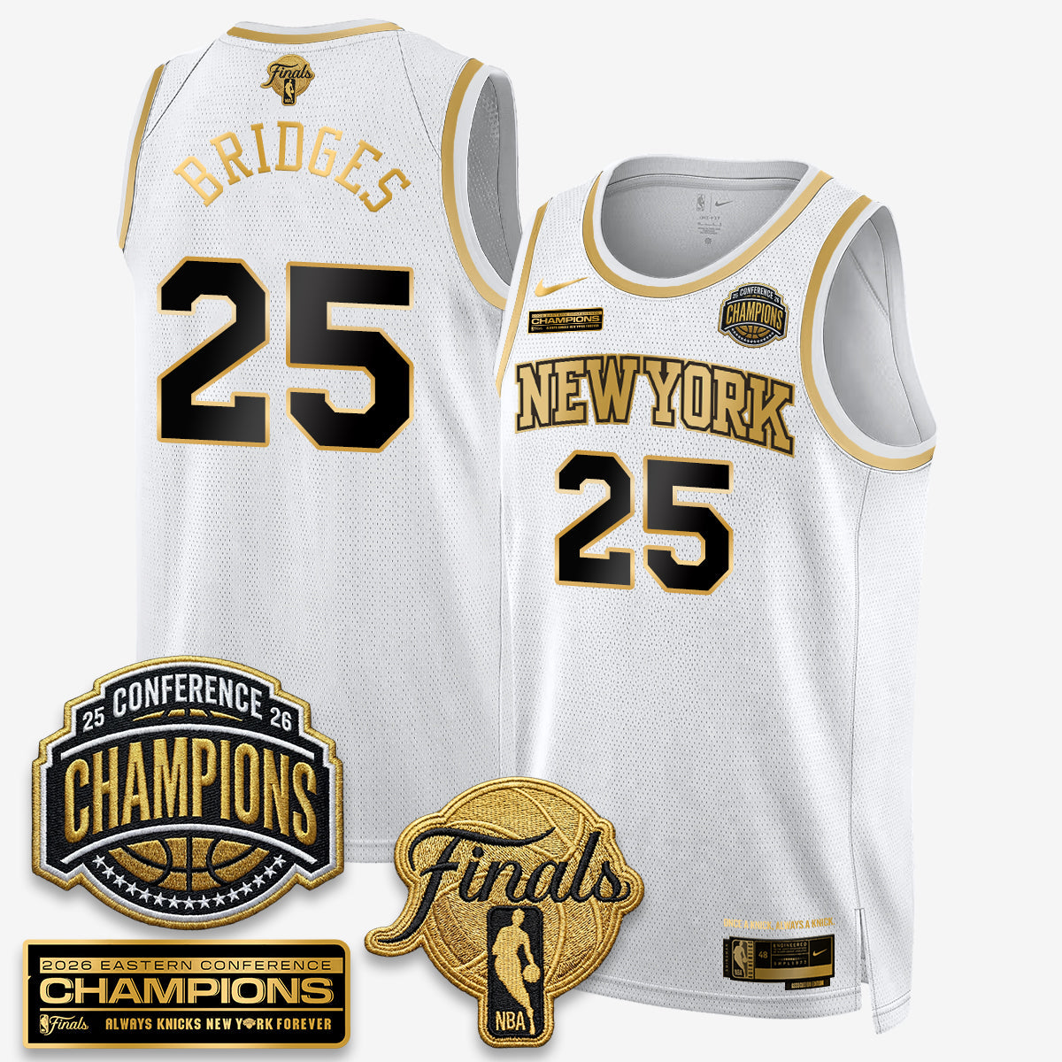 NYK 2026 Basketball  Eastern Conference Champions Vapor Special Edition Jersey - Stitched