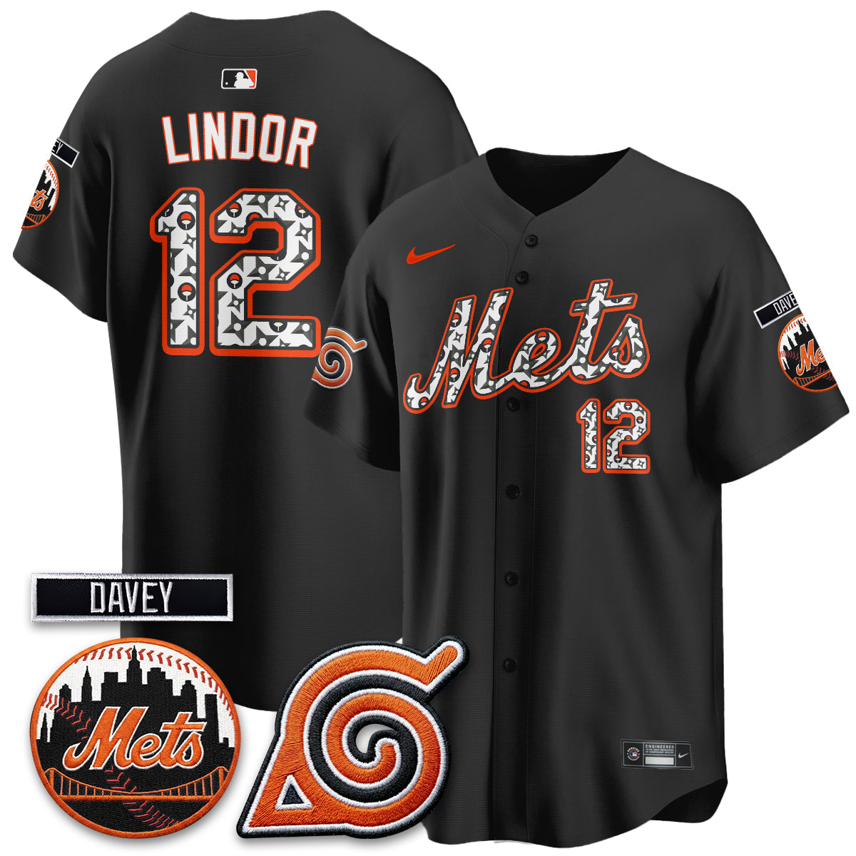 NYM x Naruto Nights 2026 Vapor Limited Jersey - Stitched V2