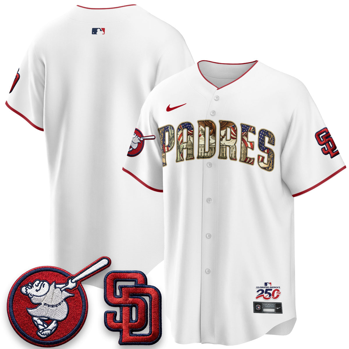 SD 2026 Independence Day USA Vapor Limited Jersey - Stitched