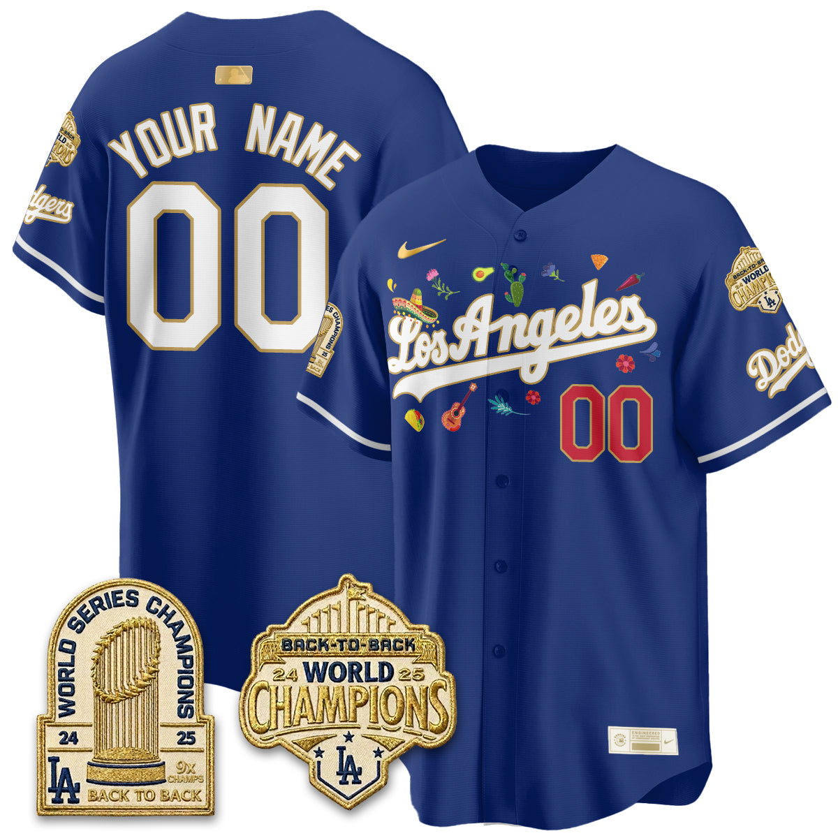 LAD Mexican Heritage 2026 Premier Limited Vapor Custom Jersey - Stitched