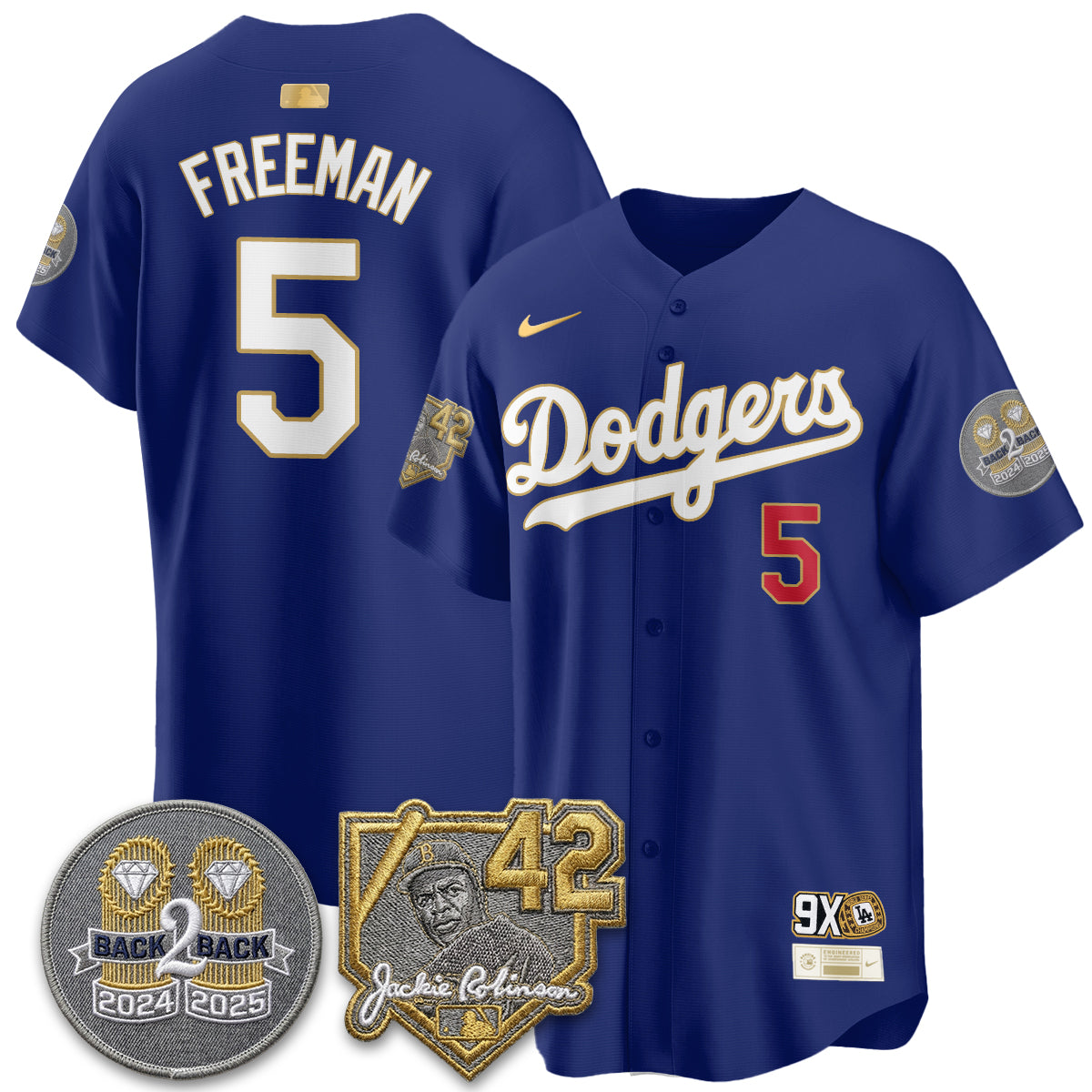 LAD -  2026 Jackie Robinson Day Vapor Limited Jersey - Stitched