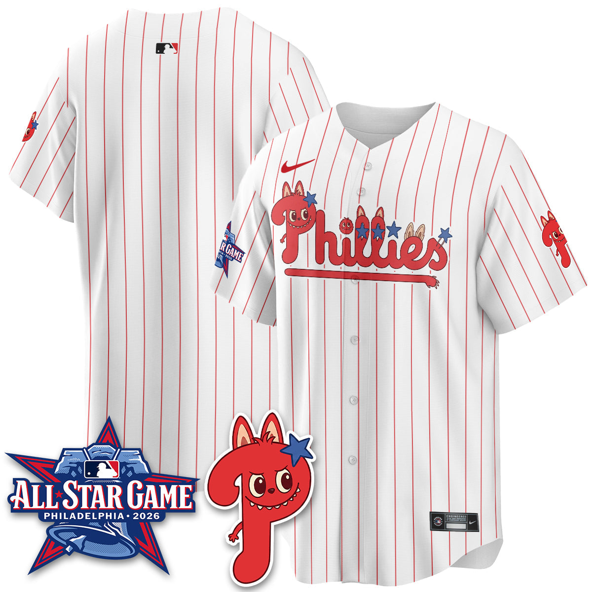 PHI Fanged Rabbit Doll  Vapor Limited Jersey - Stitched