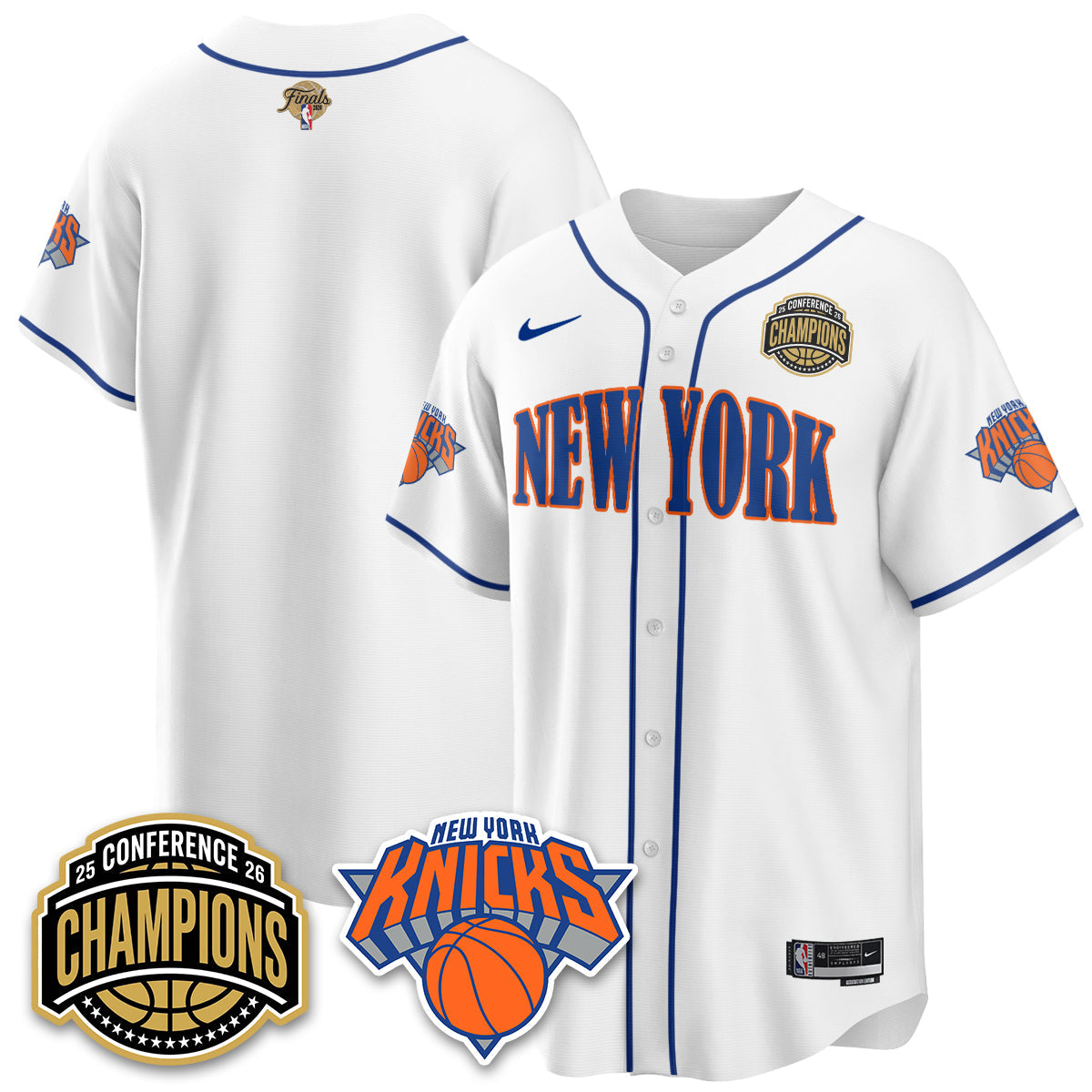 NYK 2026 Basketball  Finals Vapor City Edition Jersey V2- Stitched