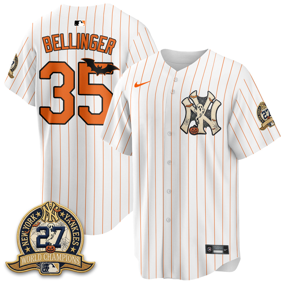 NYY Halloween 2026 Vapor Limited Jersey - Stitched