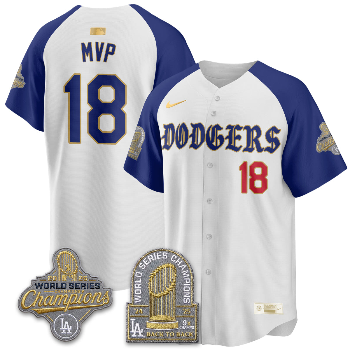 LAD Vapor Limited Jersey - Back to Back 9x Champs - Stitched