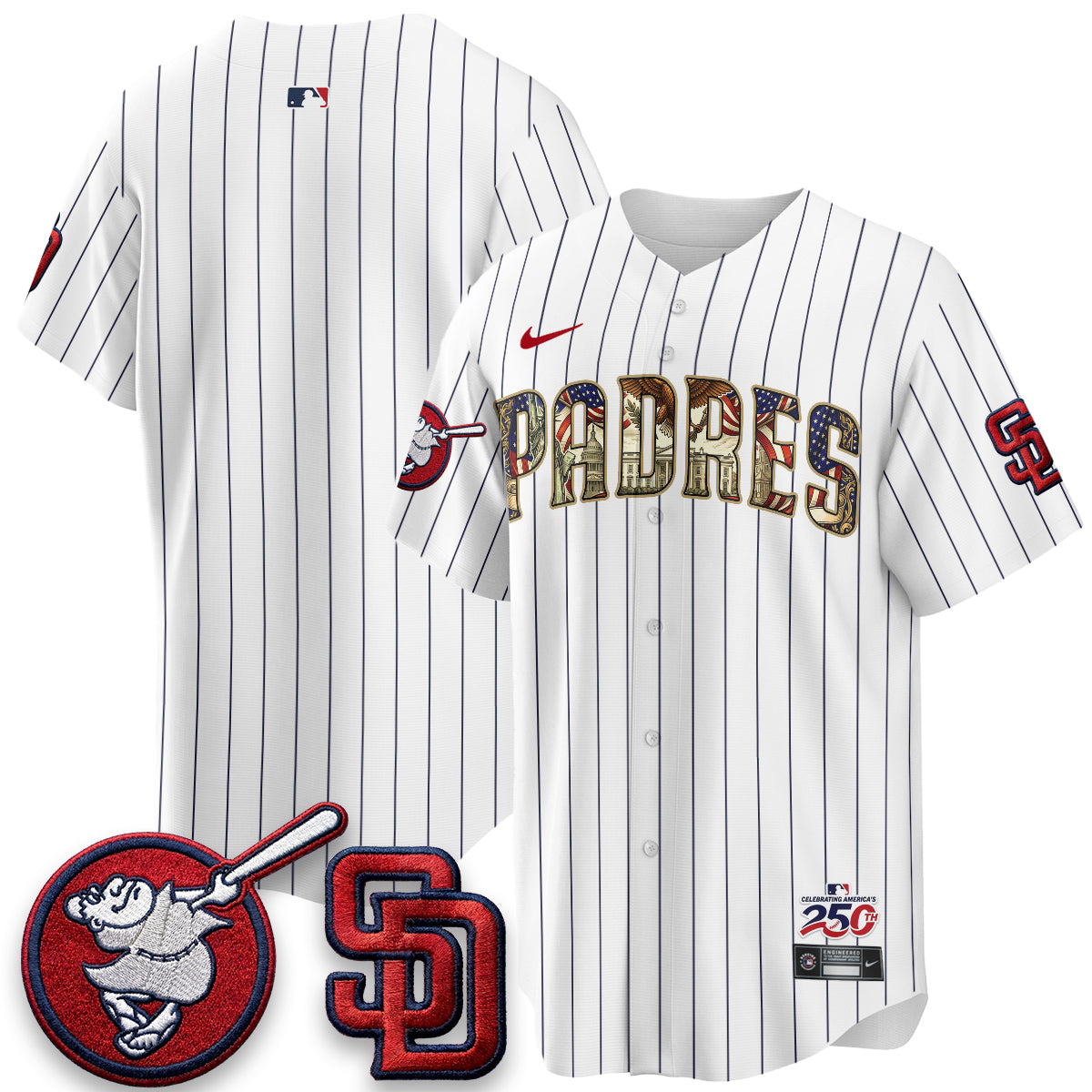 SD 2026 Independence Day USA Vapor Limited Jersey - Stitched