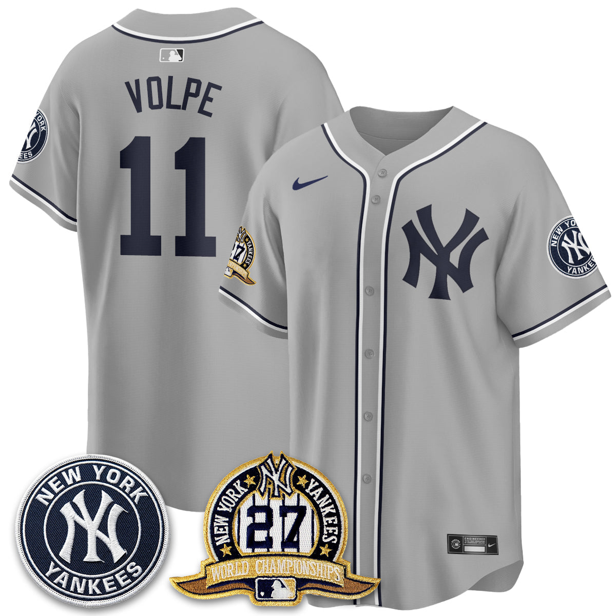 NYY 2026 Black Out Style Vapor Limited Jersey - Stitched