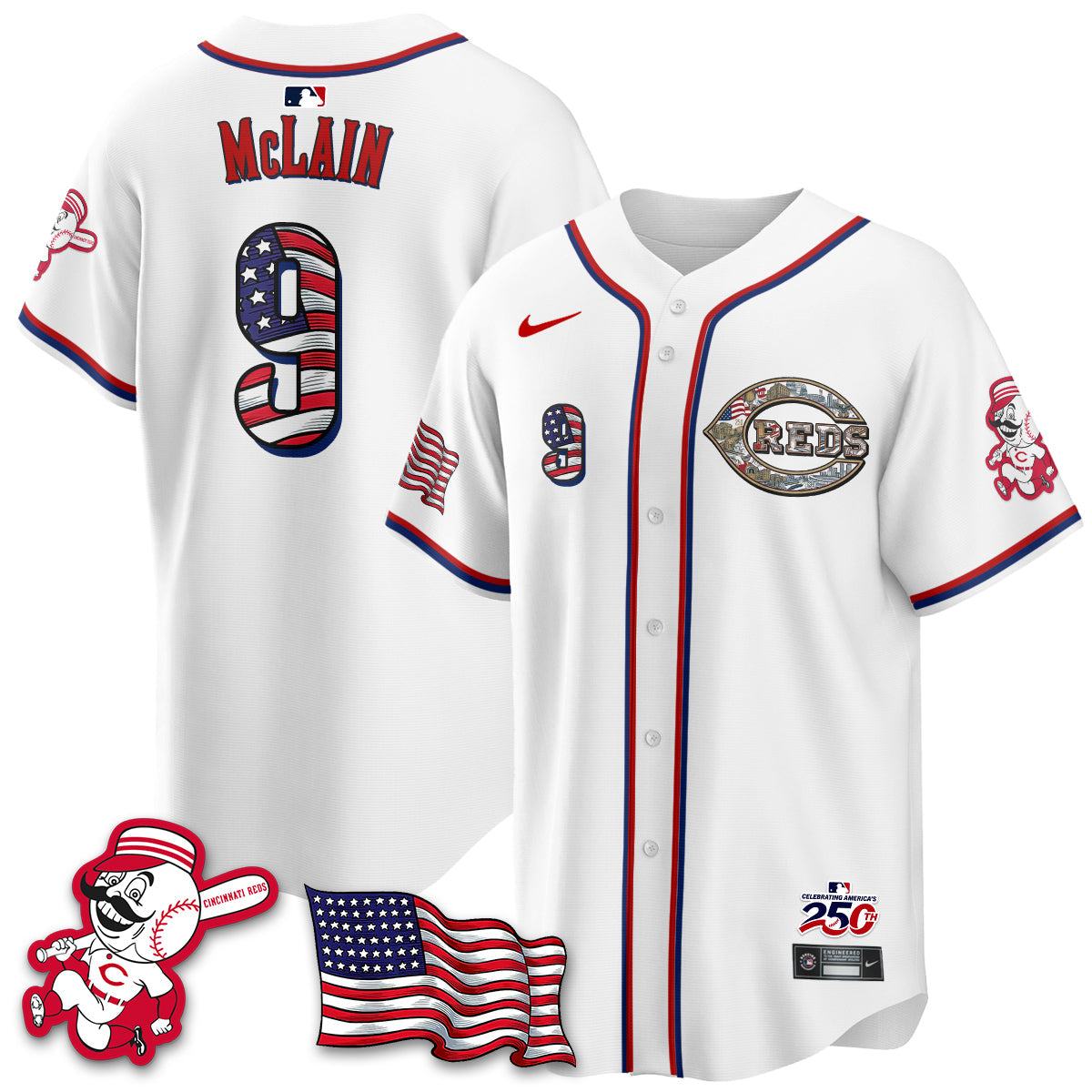 CIN 2026 Independence Day USA Vapor Limited Jersey - Stitched
