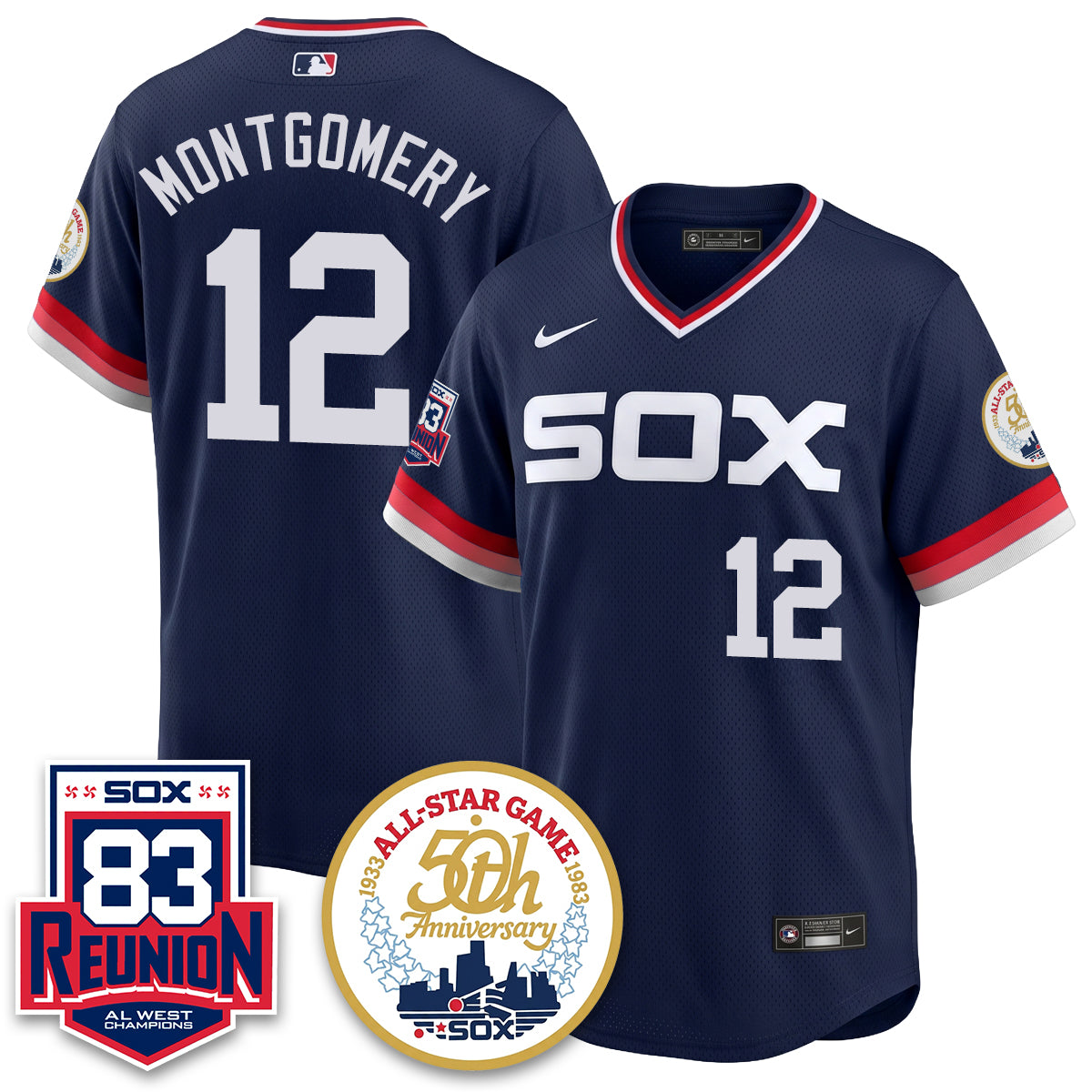 CWS Reunion All West Champions Vapor Jersey - Stitched