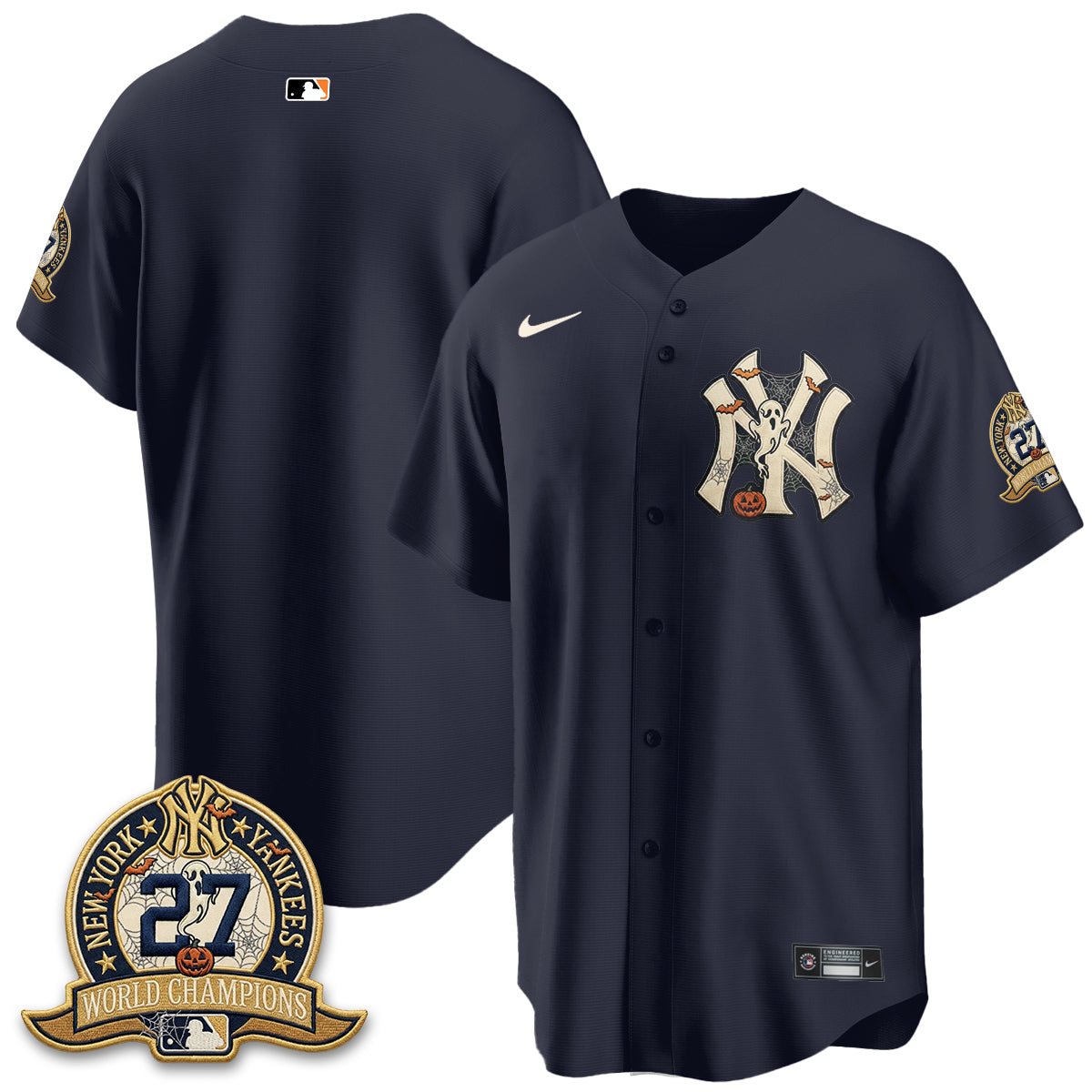 NYY Halloween 2026 Vapor Limited Jersey - Stitched
