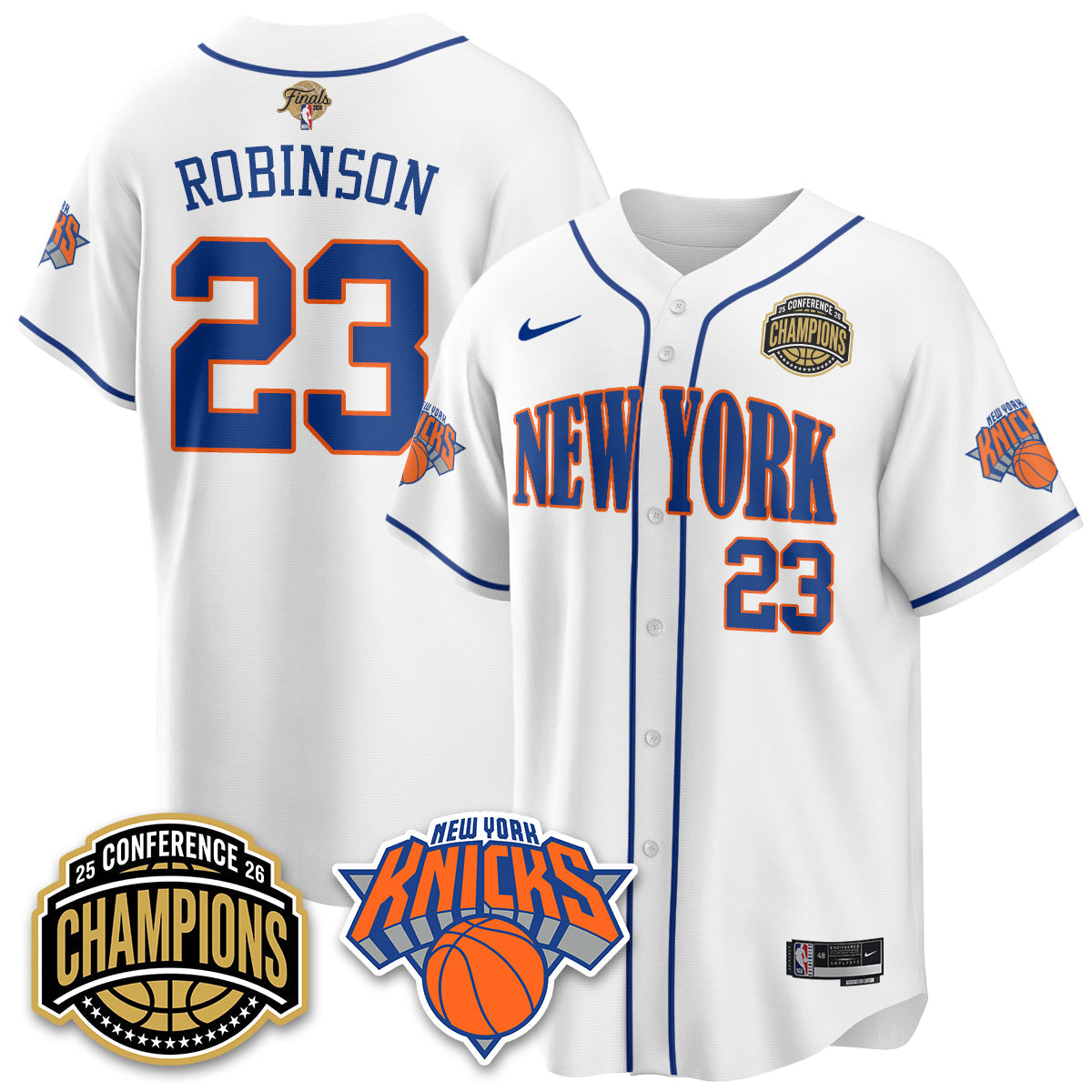 NYK 2026 Basketball  Finals Vapor City Edition Jersey V2- Stitched