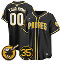 SD 2026 Black Out Style Limited Vapor Custom Jersey - Stitched