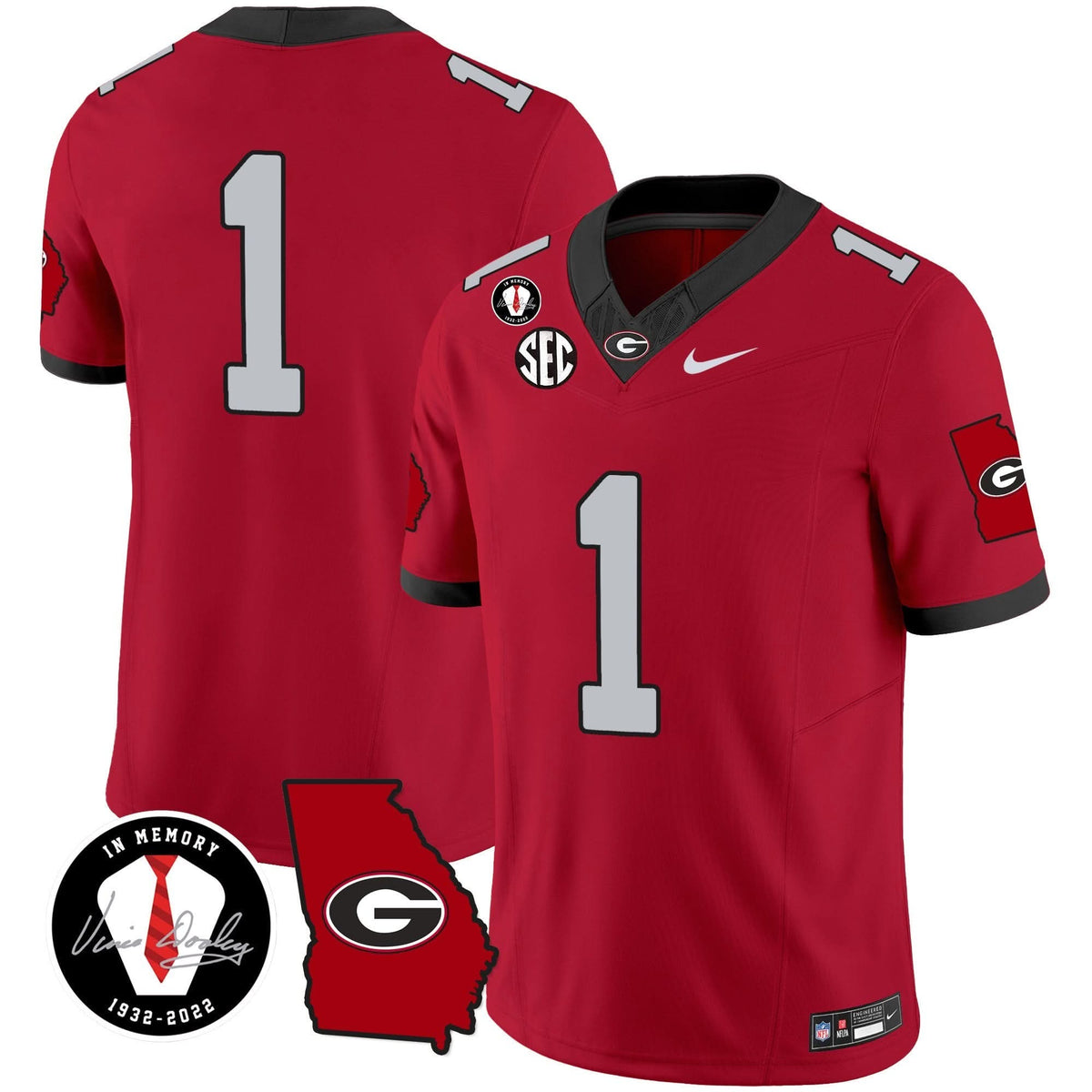 GB 2024 Vapor Jersey V3 - Georgia Map