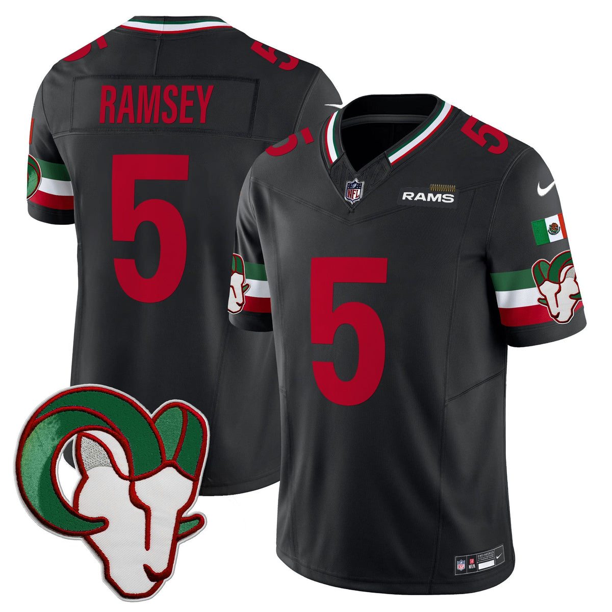LAR Mexico Vapor Limited Jersey - Stitched