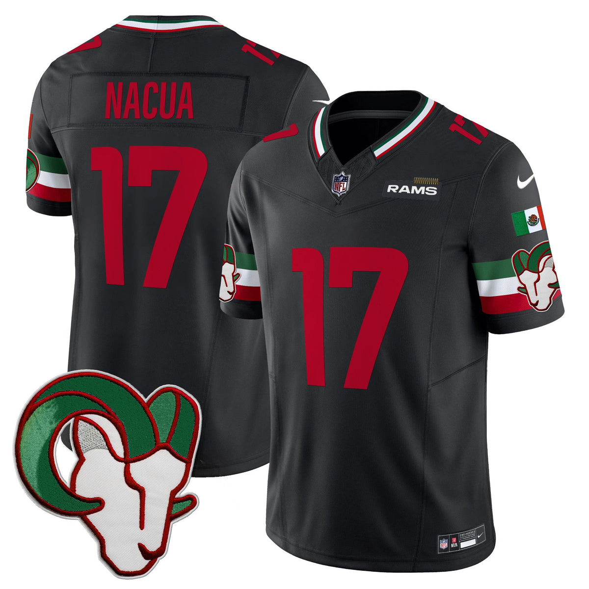 LAR Mexico Vapor Limited Jersey - Stitched