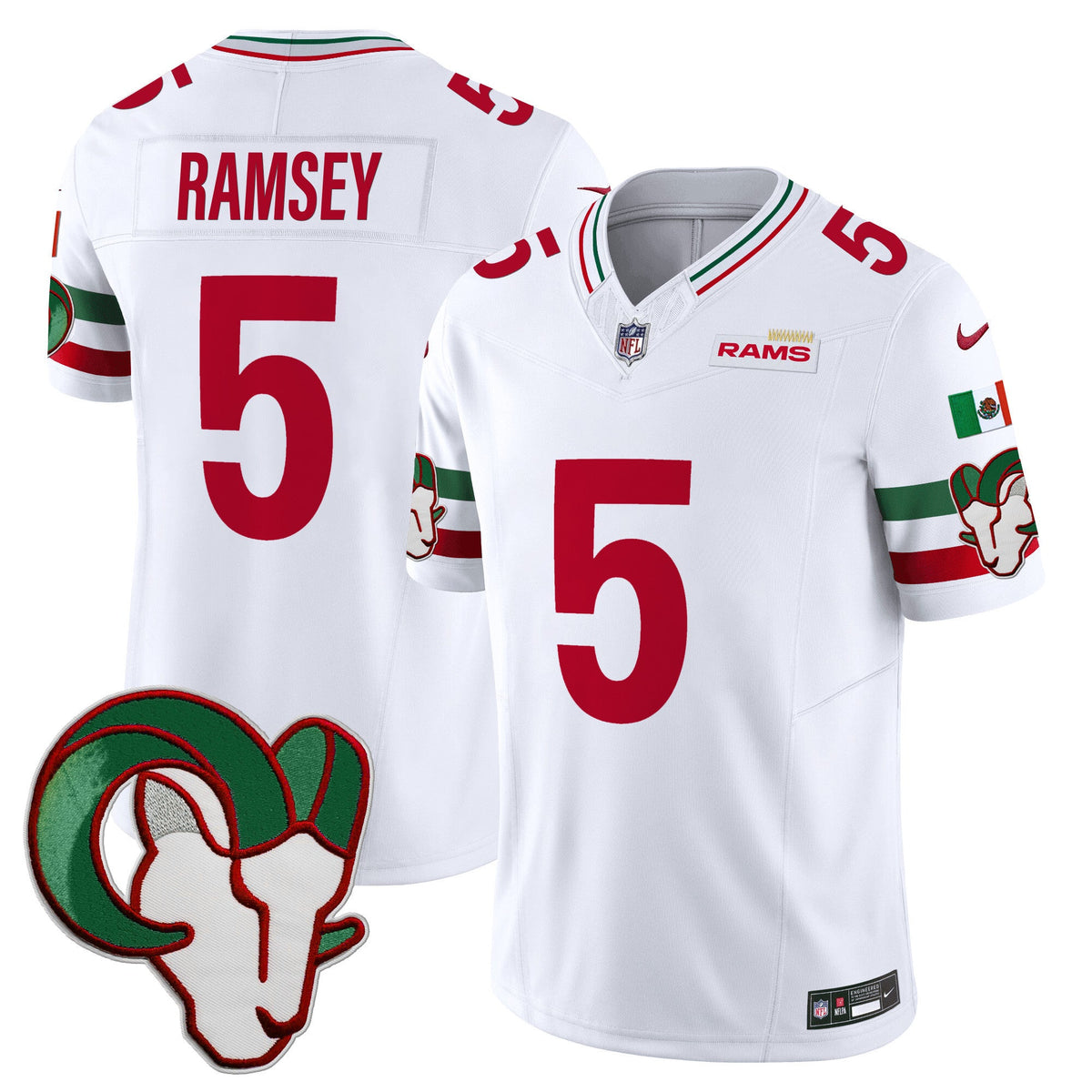 LAR Mexico Vapor Limited Jersey - Stitched