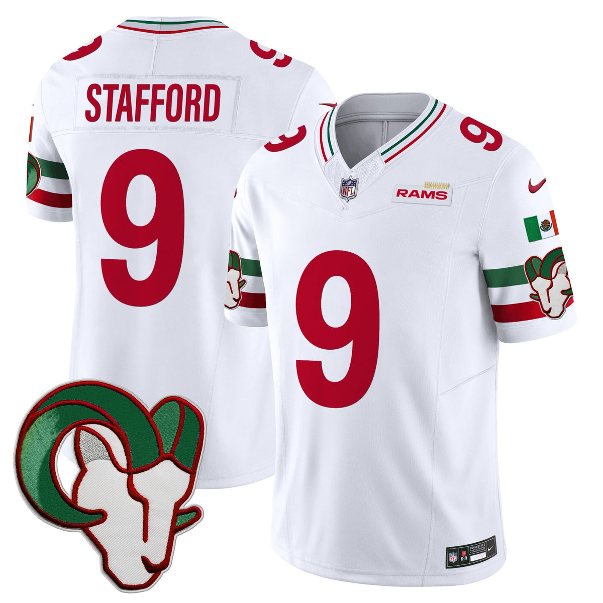 LAR Mexico Vapor Limited Jersey - Stitched