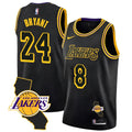 Kobe Bryant Black Mamba Jersey - California Patch - Stitched