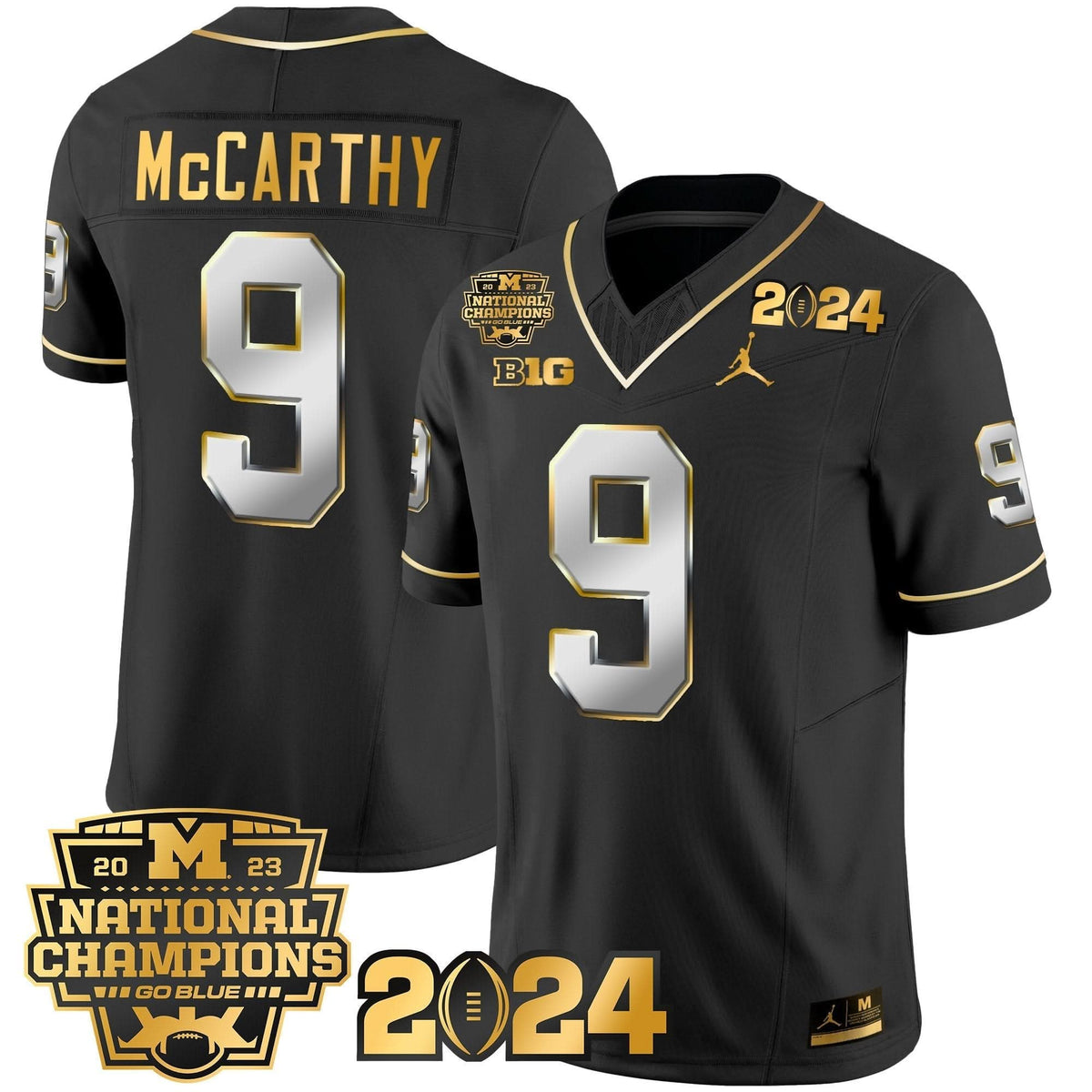 MW 2023 National Champions Patch Gold Vapor Jersey