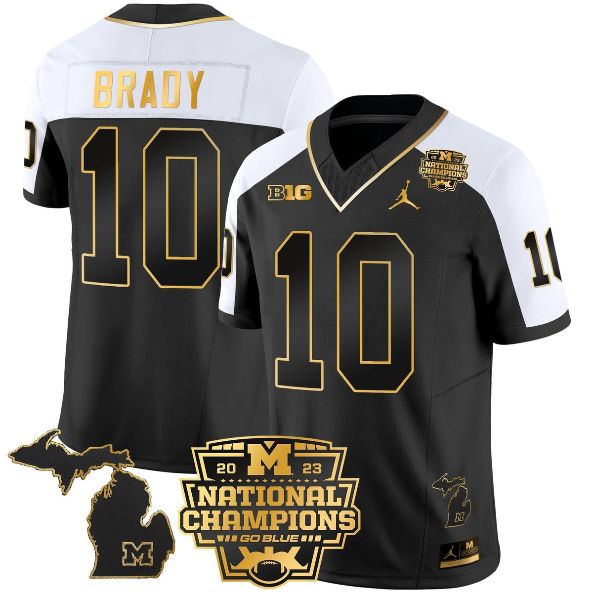 MW 2023 National Champions Patch Gold Vapor Jersey V3