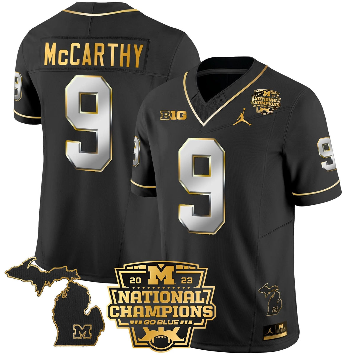 MW 2023 National Champions Patch Gold Vapor Jersey V3