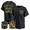 NYY Woodland USMC Alternate Vapor Premier Limited Custom Jersey - Stitched