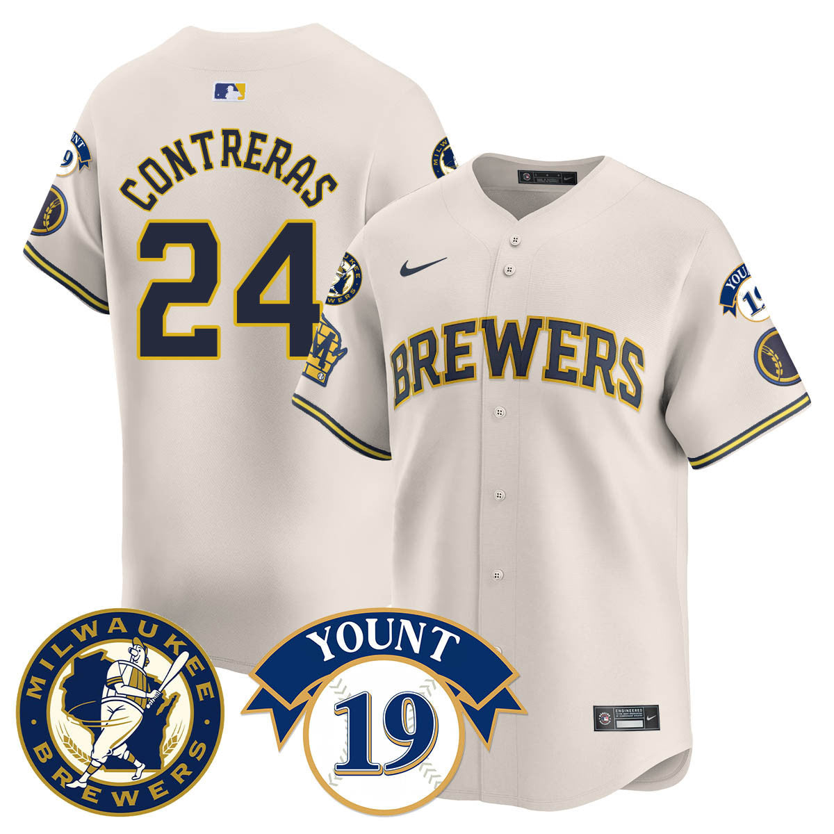 MB 2025 Limited Jersey - Robin Yount Patch - Stitched