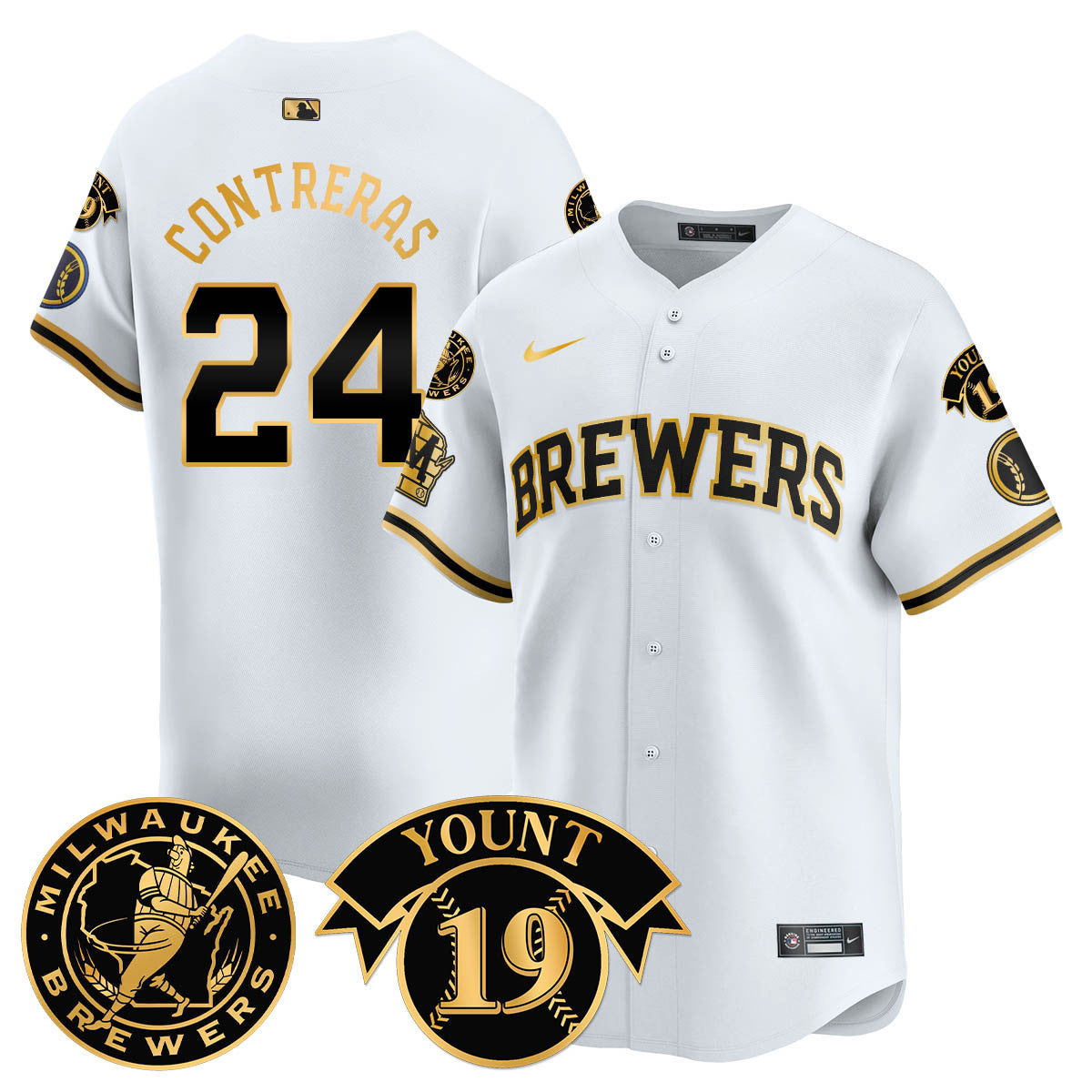 MB 2025 Limited Jersey - Robin Yount Patch - Stitched