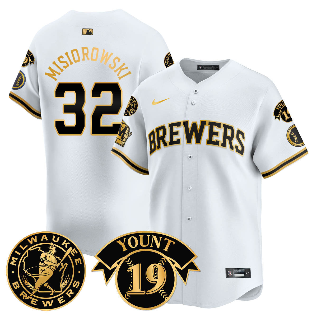 MB 2025 Limited Jersey - Robin Yount Patch - Stitched