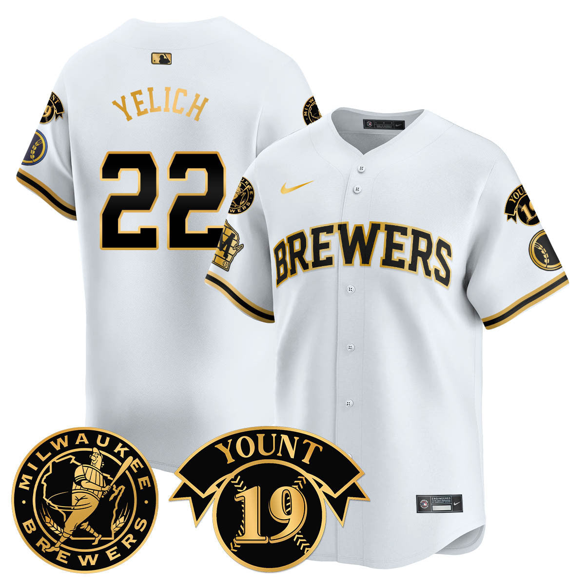 MB 2025 Limited Jersey - Robin Yount Patch - Stitched