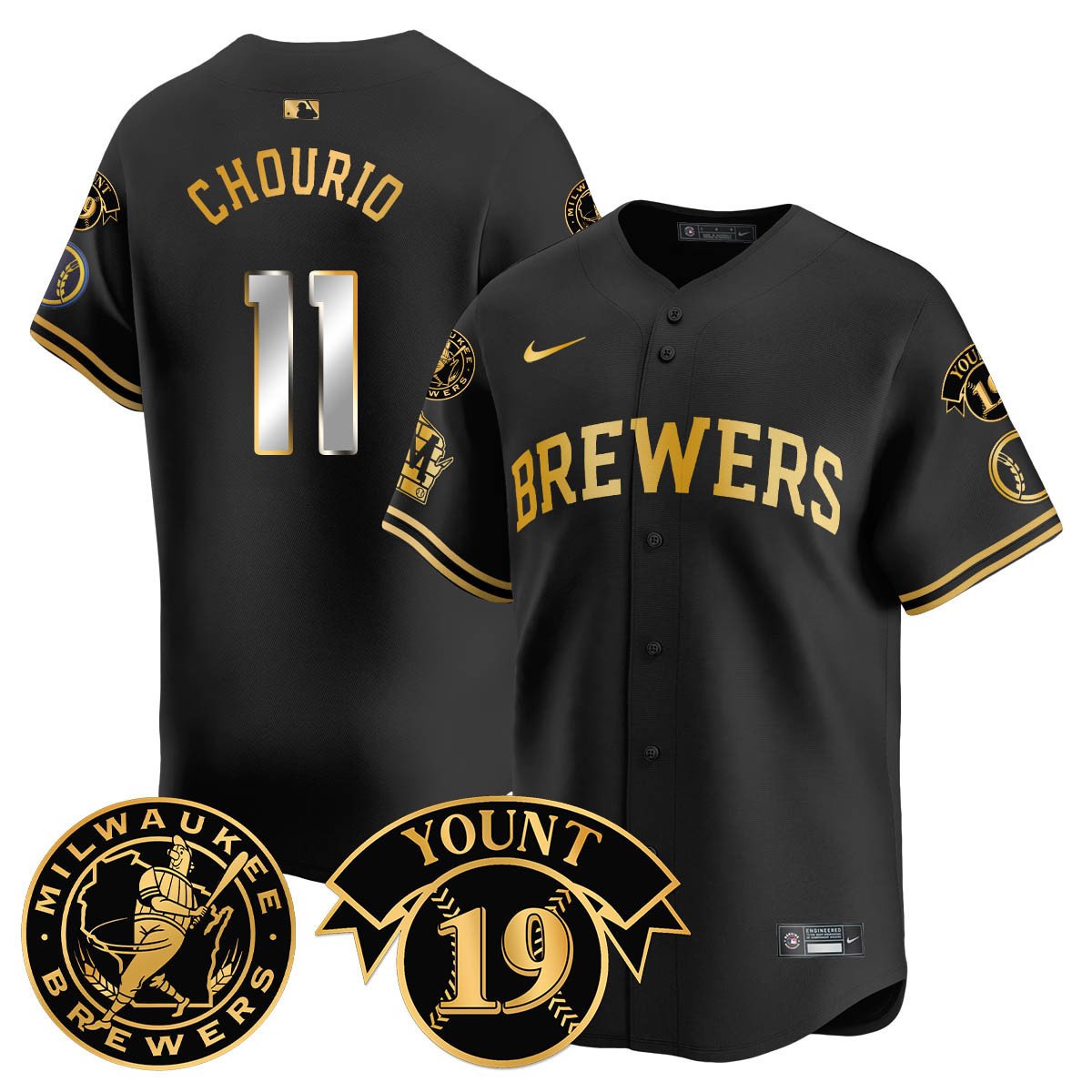 MB 2025 Limited Jersey - Robin Yount Patch - Stitched