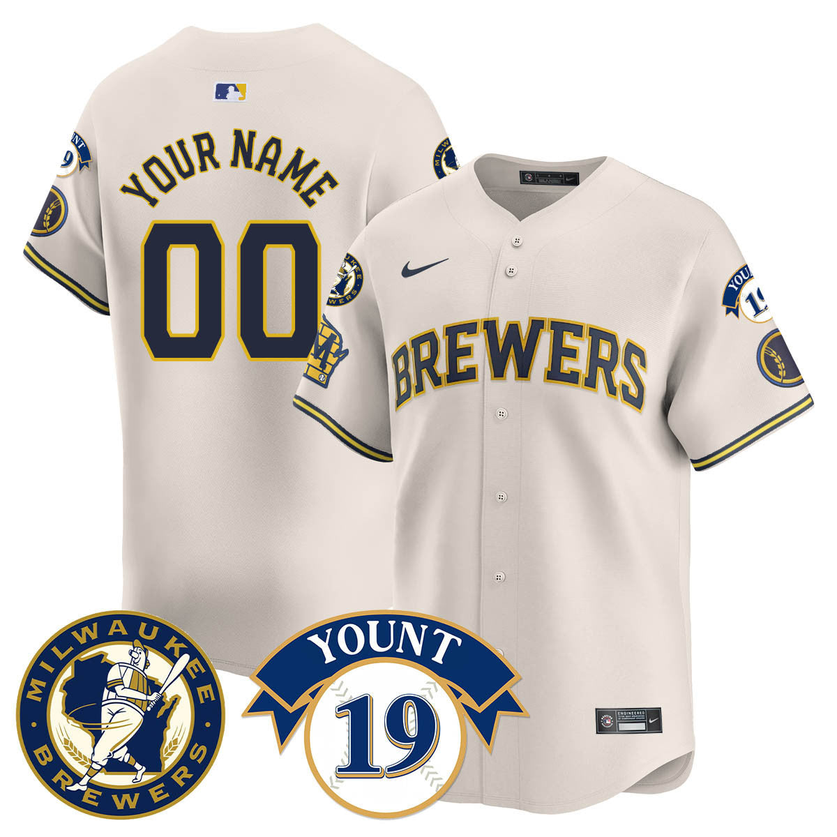 MB 2025 Limited Custom Jersey - Robin Yount Patch - Stitched