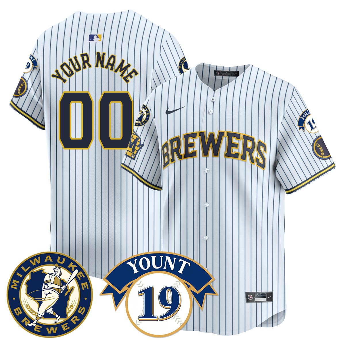 MB 2025 Limited Custom Jersey - Robin Yount Patch - Stitched