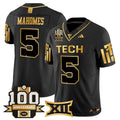 TTU 2025 Gold Vapor Limited Jersey - 100th Anniversary Patch