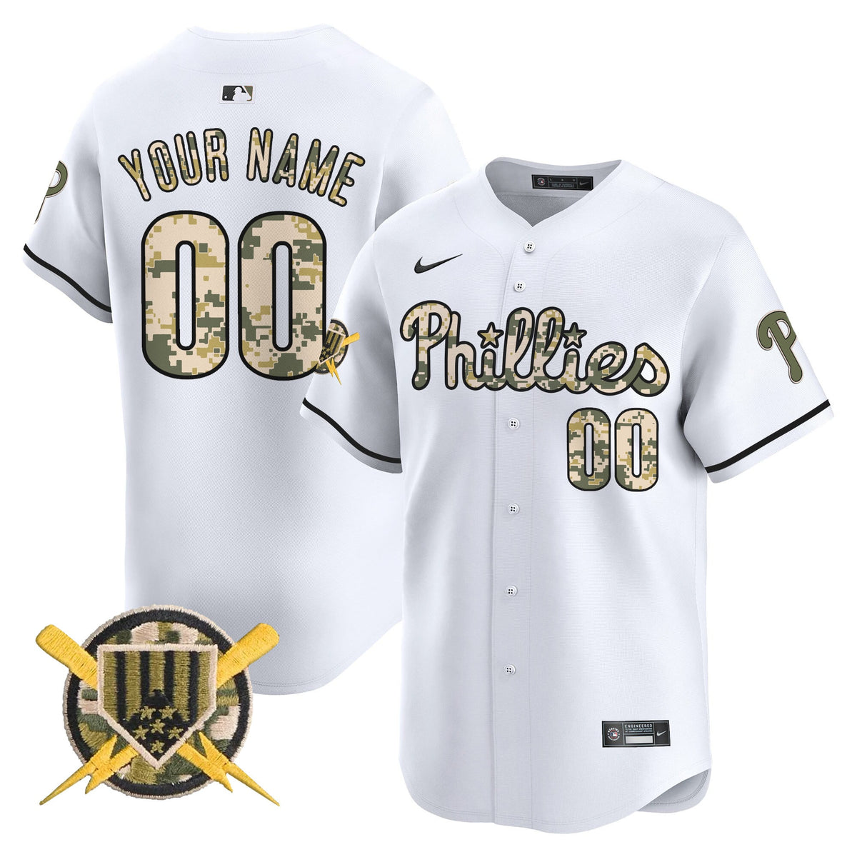 PHI Armed Forces Day Vapor Premier Limited Custom Jersey - Stitched