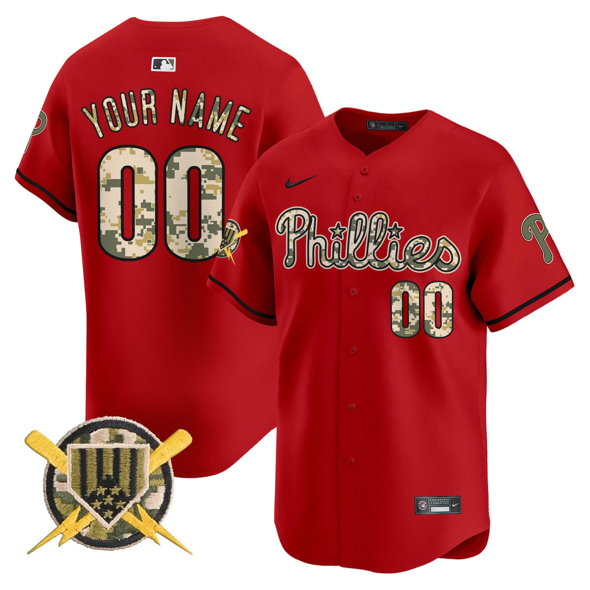 PHI Armed Forces Day Vapor Premier Limited Custom Jersey - Stitched