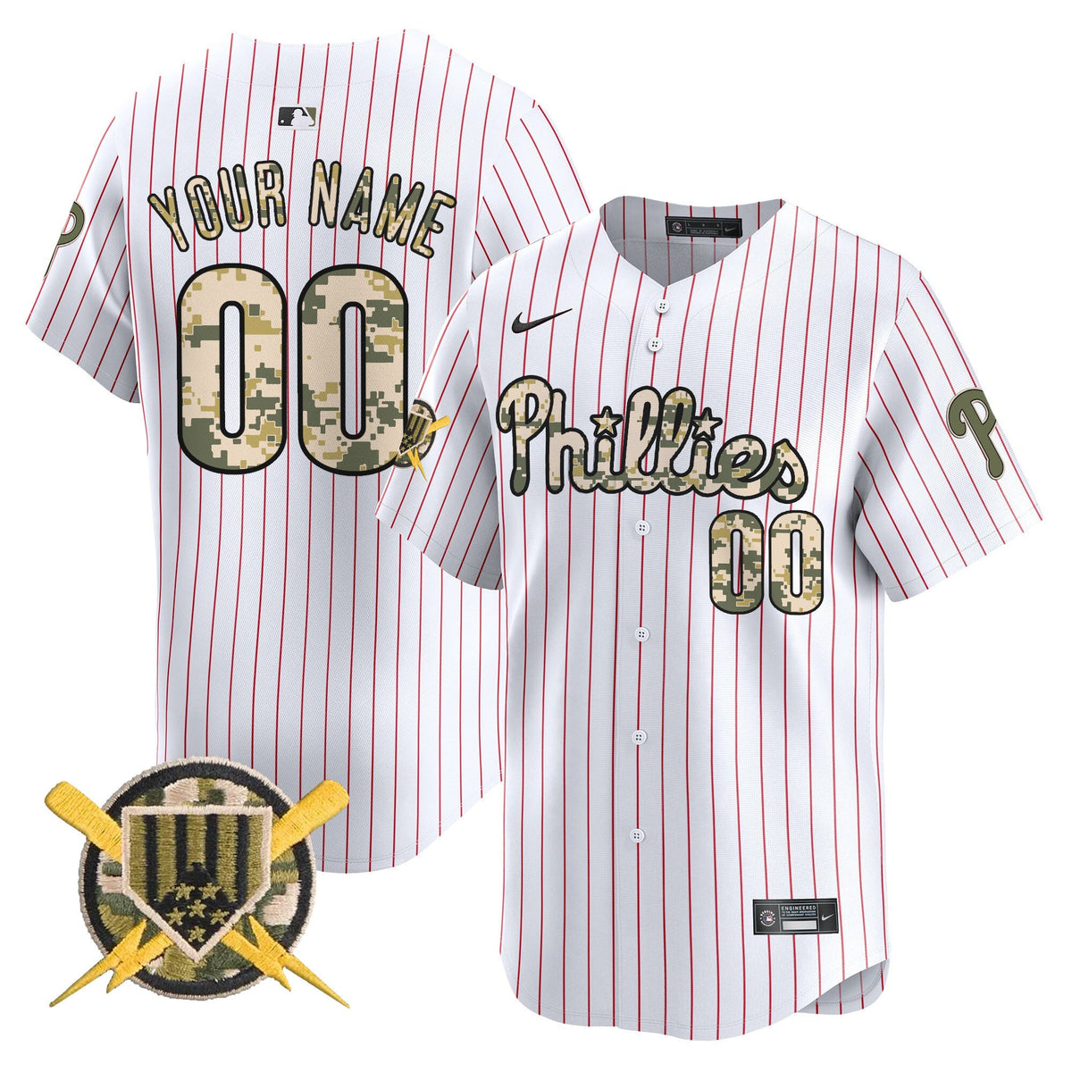 PHI Armed Forces Day Vapor Premier Limited Custom Jersey - Stitched