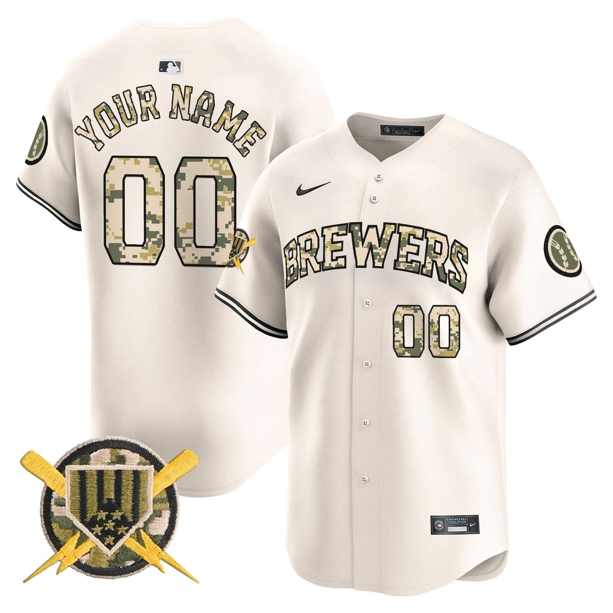 MB Armed Forces Day Vapor Premier Limited Custom Jersey - Stitched