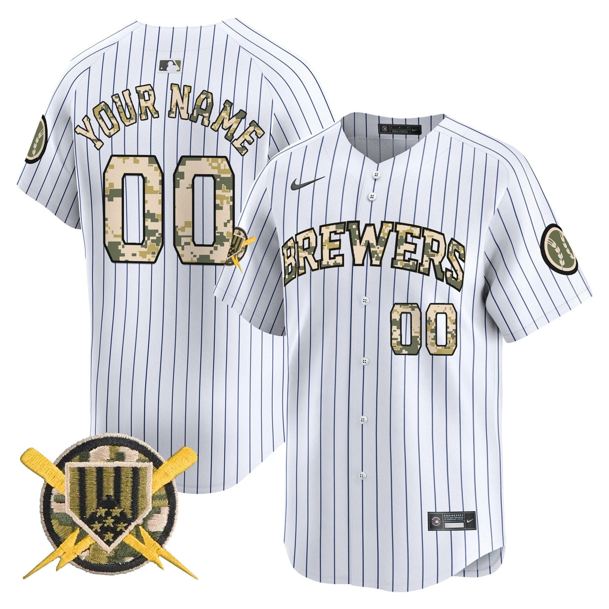 MIL Armed Forces Day Vapor Premier Limited Custom Jersey - Stitched