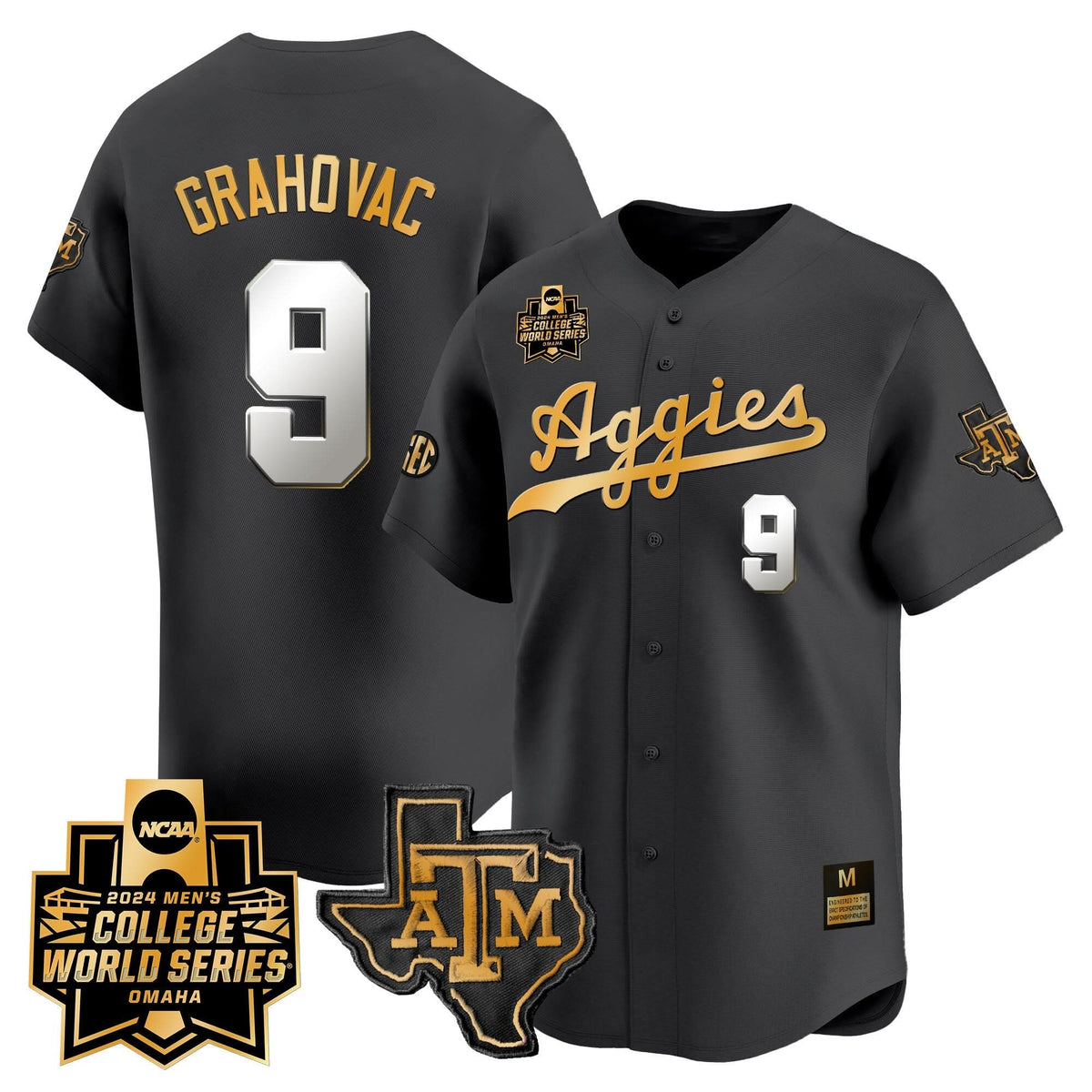 Aggies 2024 College World Series Vapor Premier Limited Jersey