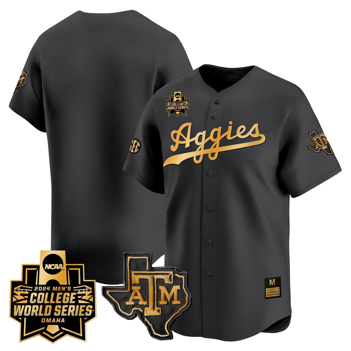 Aggies 2024 College World Series Vapor Premier Limited Jersey