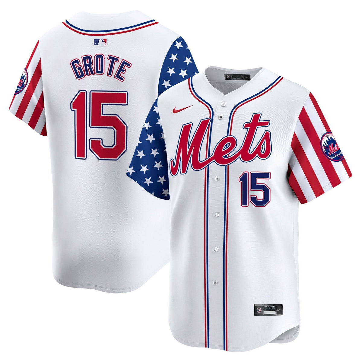 NYM 2024 Independence Day Vapor Premier Limited Jersey - Stitched
