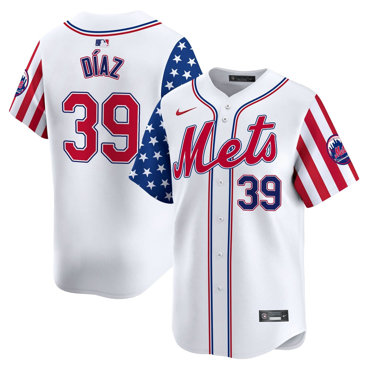 NYM 2024 Independence Day Vapor Premier Limited Jersey - Stitched