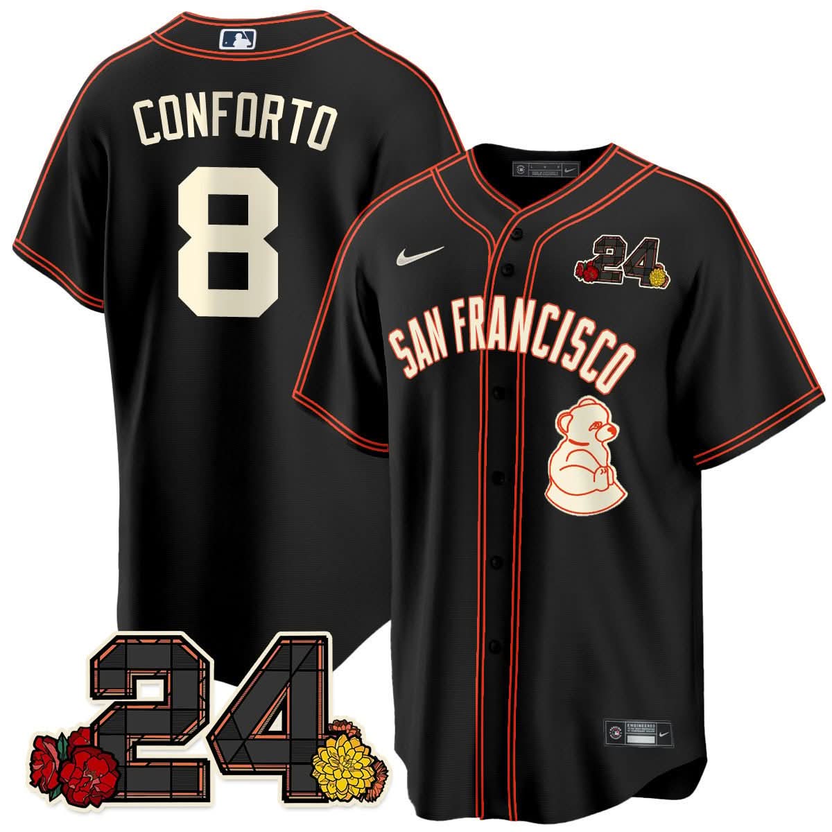 SFG 2024 Willie Mays Patch Vapor Premier Limited Jersey V2 - Stitched