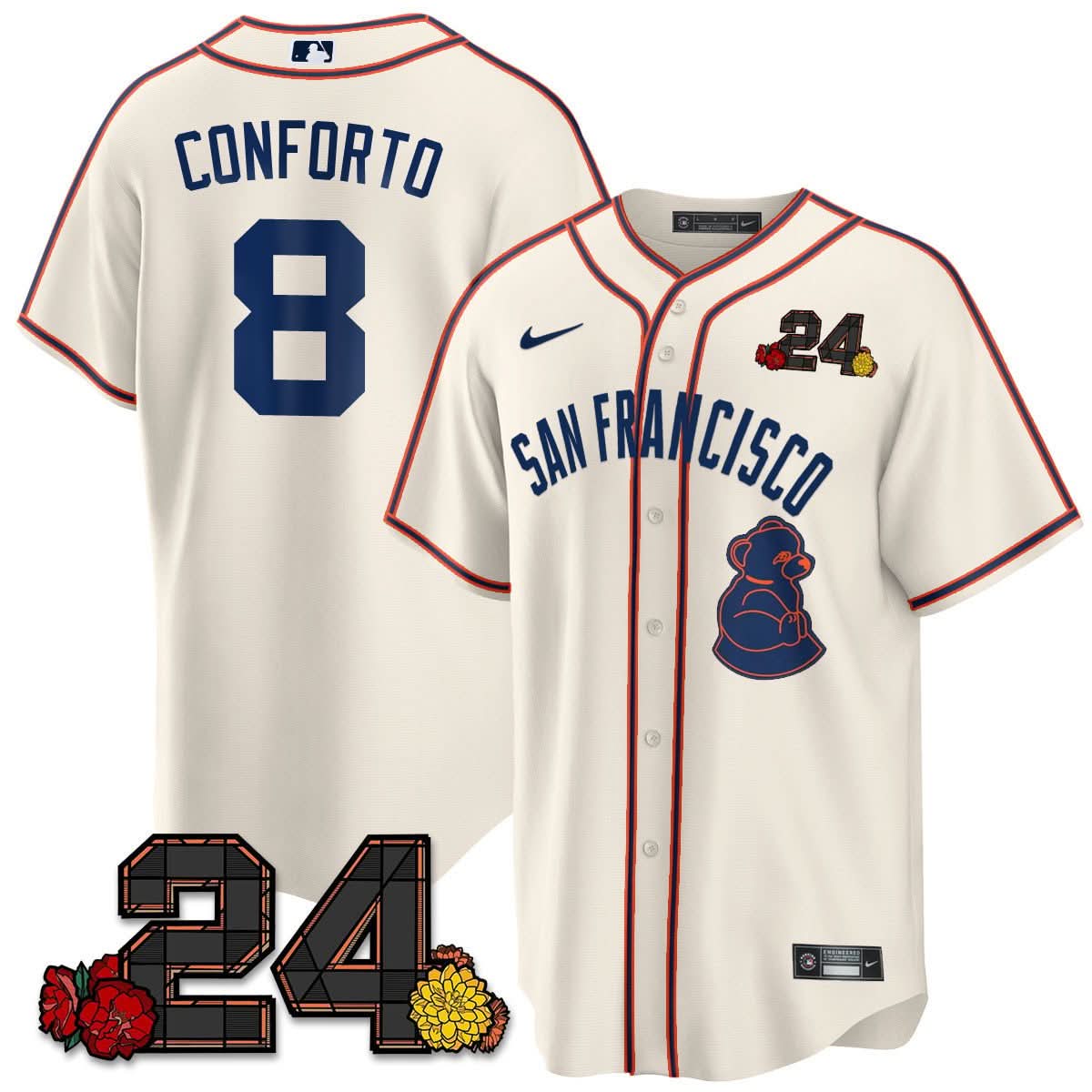 SFG 2024 Willie Mays Patch Vapor Premier Limited Jersey V2 - Stitched