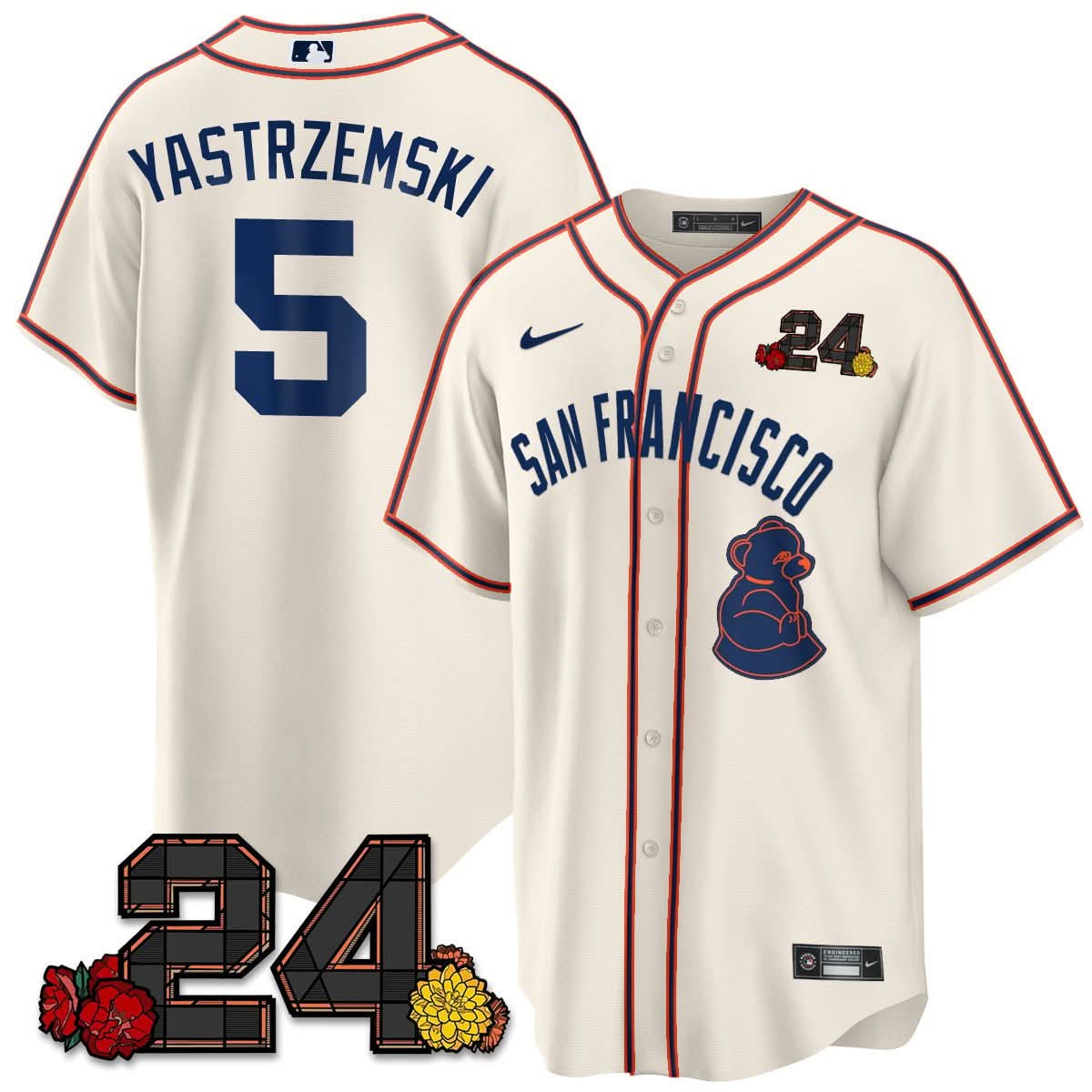 SFG 2024 Willie Mays Patch Vapor Premier Limited Jersey V2 - Stitched